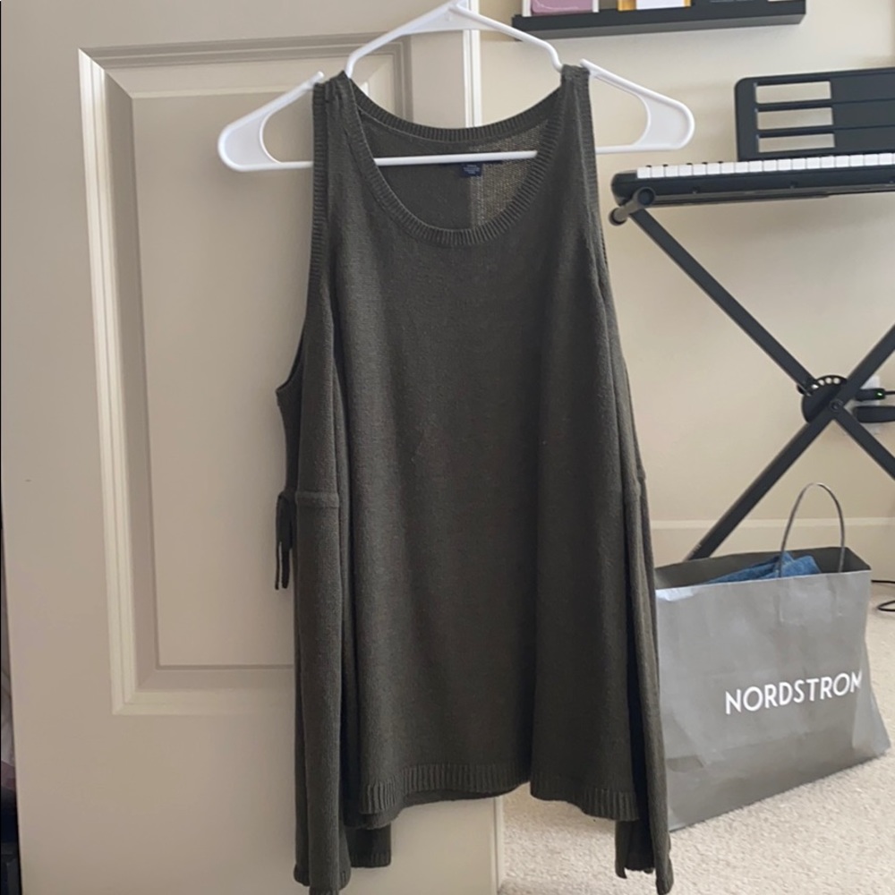 Olive colored sweater